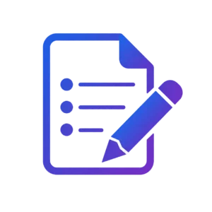 Human editing process icon for AI-powered translations